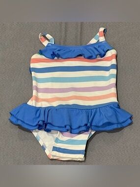 The Beaufort Bonnet Company multicolored stripe swimsuit